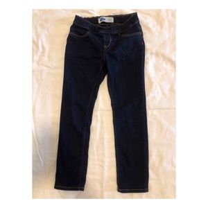 Dark wash denim jeans